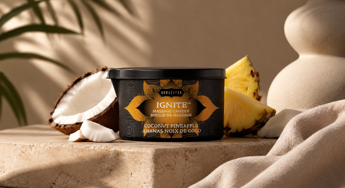 Kama Sutra Ignite Massage Candle Coconut Pineapple