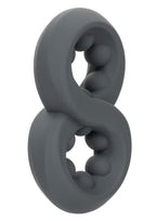 Alpha Liquid Silicone Beaded Crazy 8 Ring