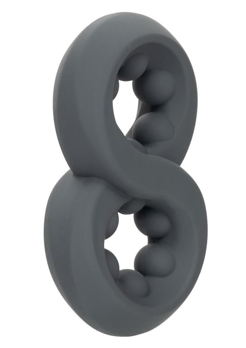 Alpha Liquid Silicone Beaded Crazy 8 Ring