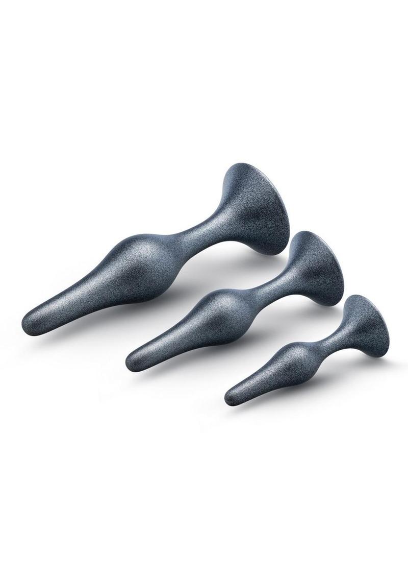 Anal Adventures Matrix Genesis Plug Kit Silicone Plug Set - Stellar