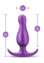 Anal Adventures Matrix Quantum Plug Silicone Plug - Galatic
