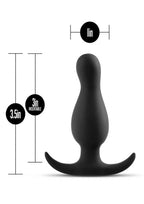Anal Adventures Platinum Curve Silicone Plug