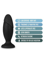 Anal Adventures Platinum Silicone Rocket Plug