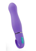 Aria Exciting AF Silicone Rechargeable Vibrator - Blue/Indigo