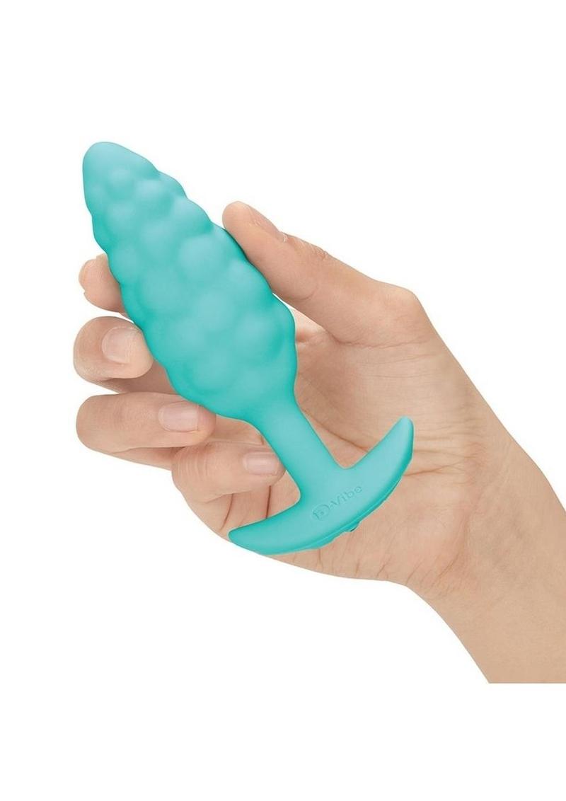 B-Vibe Bump Textured Rechargeable Silicone Plug