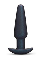 B-Vibe Hefty Weighted Silicone Anal Plug - Black
