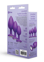 B-Vibe Jewel Butties Bundle Silicone Plug