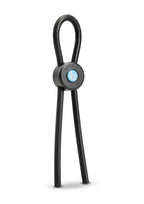 B-Vibe Lasso Grip Adjustable Silicone Cock Ring - Black