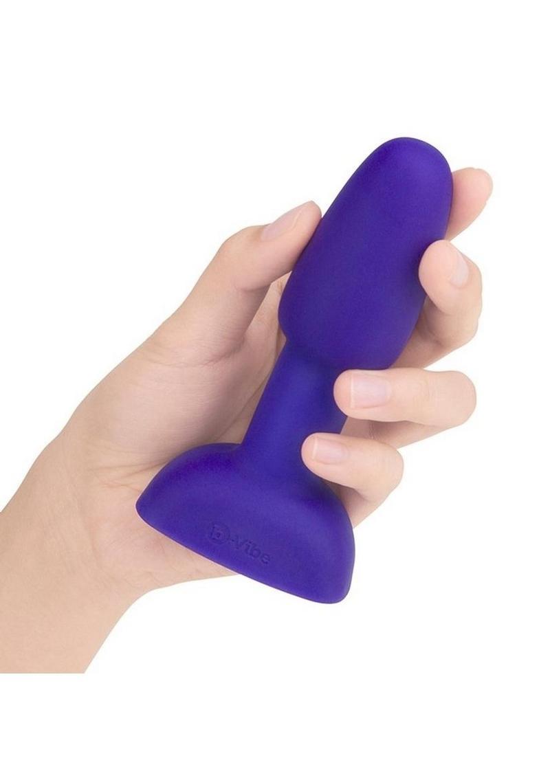 B-Vibe Rotating Bead Petite Rechargeable Silicone Plug with Remote Control