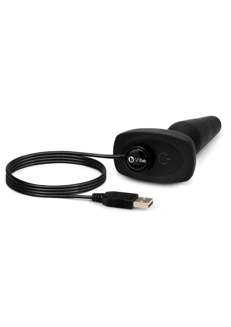 B-Vibe Trio Plug Rechargeable Silicone Plug with Remote Control