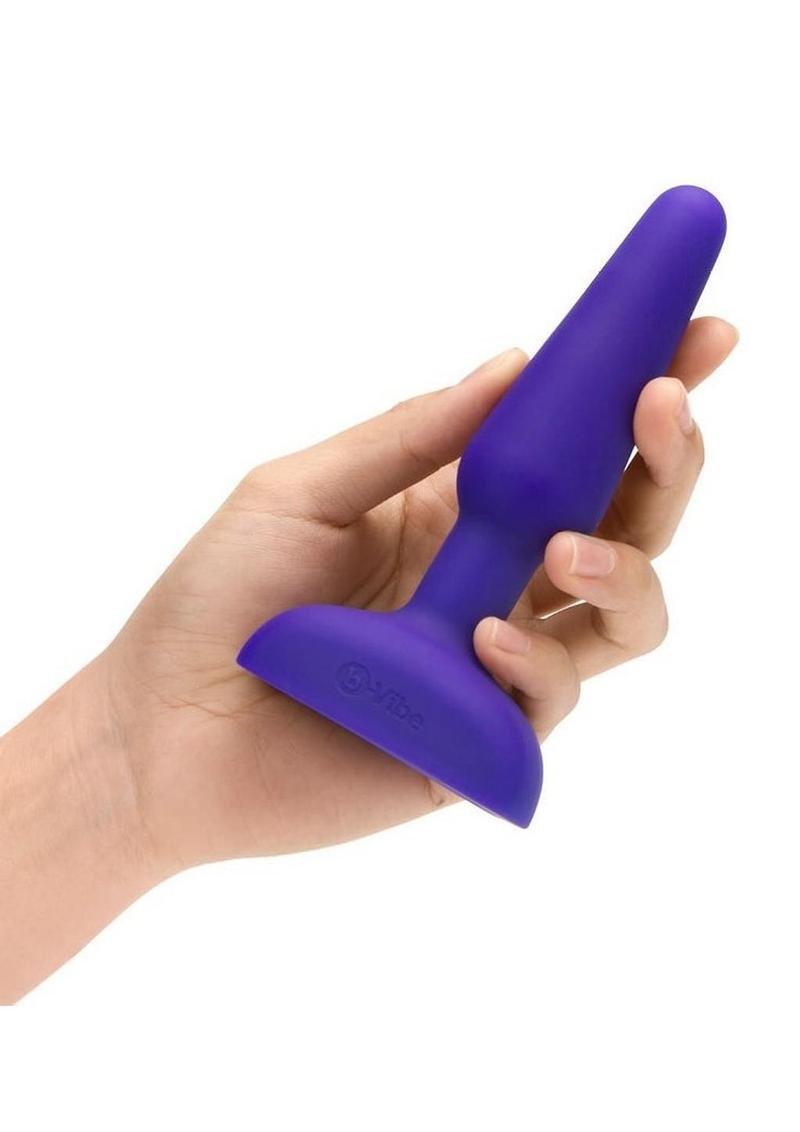B-Vibe Trio Plug Rechargeable Silicone Plug with Remote Control