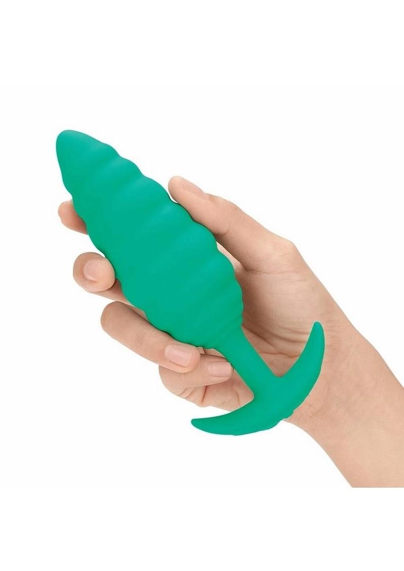 B-Vibe Twist Textured Rechargeable Silicone Plug