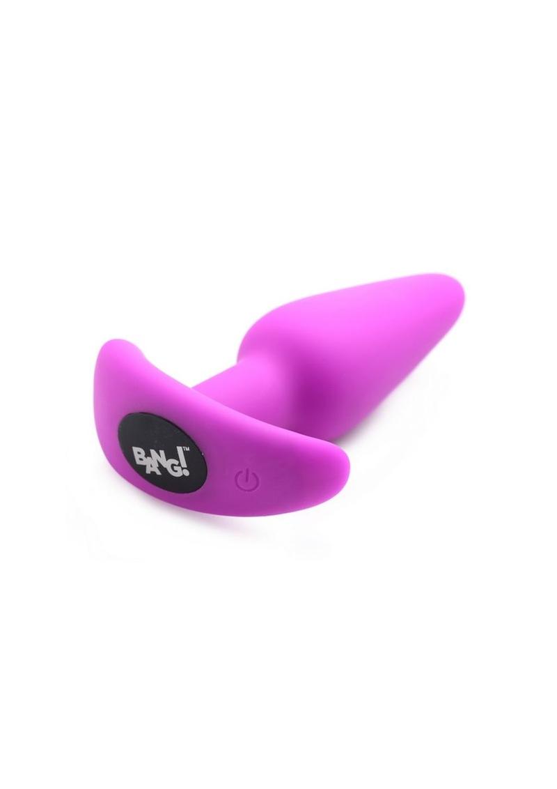 Bang! 21x Vibrating Silicone Rechargeable Plug with Remote Control