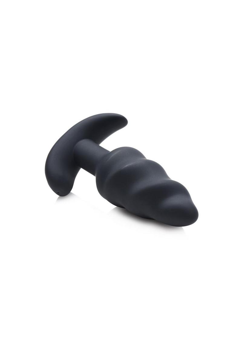 Bang! 21x Vibrating Silicone Rechargeable Swirl Plug with Remote Control