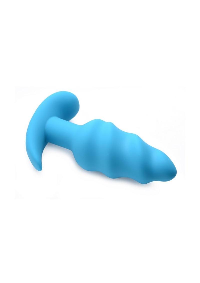 Bang! 21x Vibrating Silicone Rechargeable Swirl Plug with Remote Control