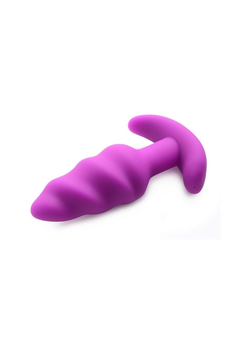 Bang! 21x Vibrating Silicone Rechargeable Swirl Plug with Remote Control