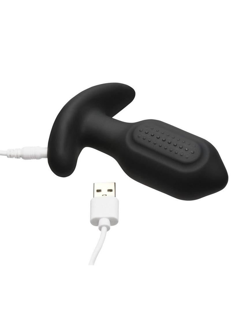 Bang! Bumpy Vibrating Rechargeable Silicone Plug