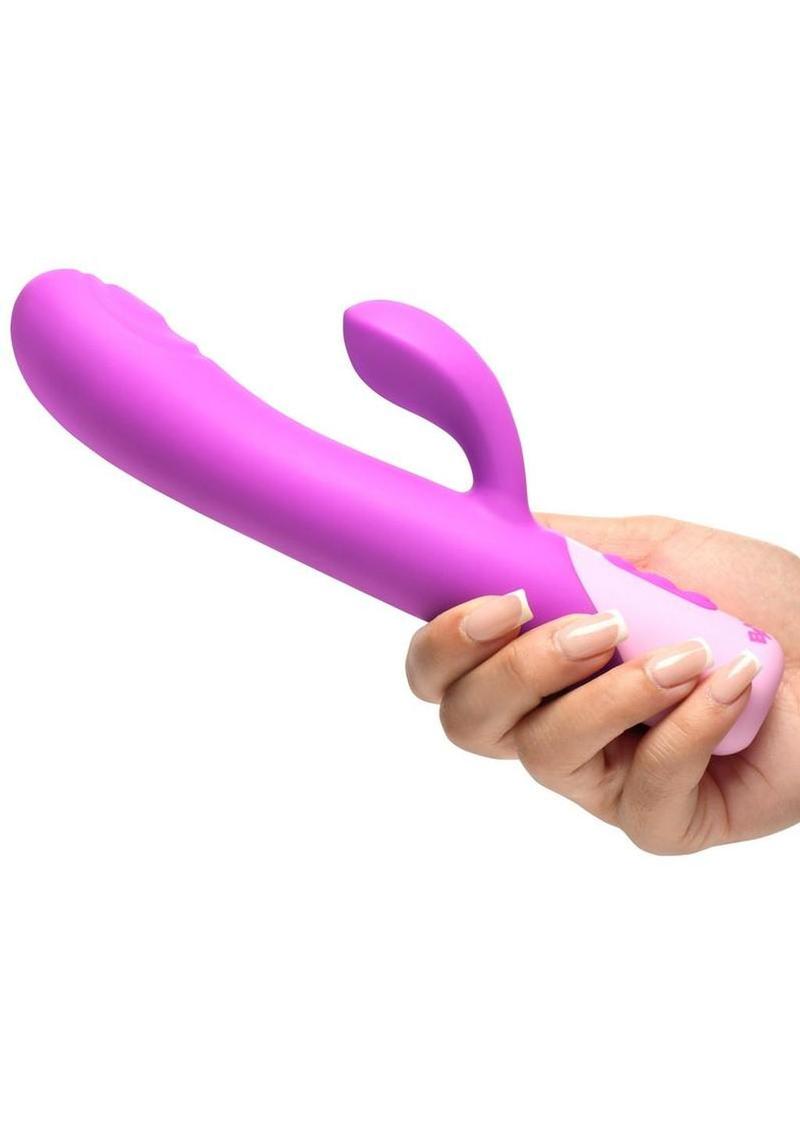 Bang! Clitoral Tapping Pulsing Rechargeable Silicone Rabbit Vibrator