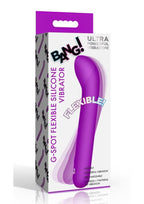 Bang! G-Spot Flexible Rechargeable Silicone Vibrator - Purple