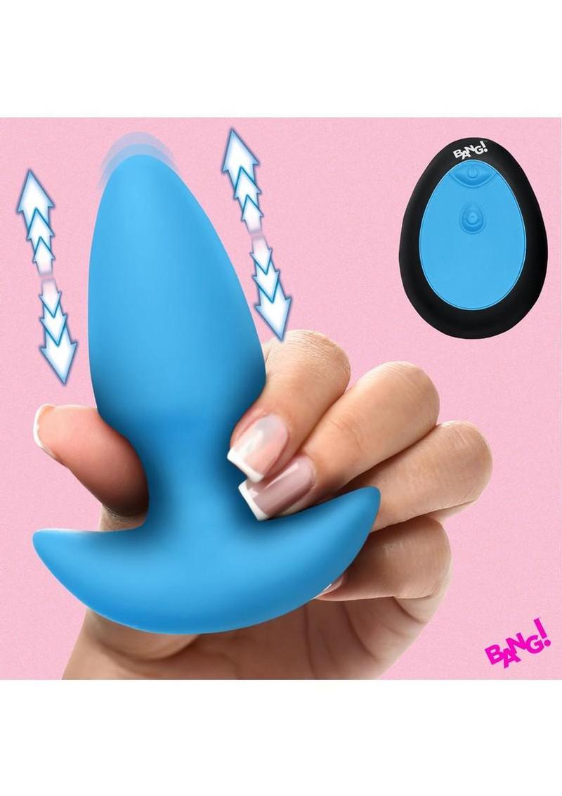 Bang! Thrusting and Vibrating Rechargeable Silicone Plug