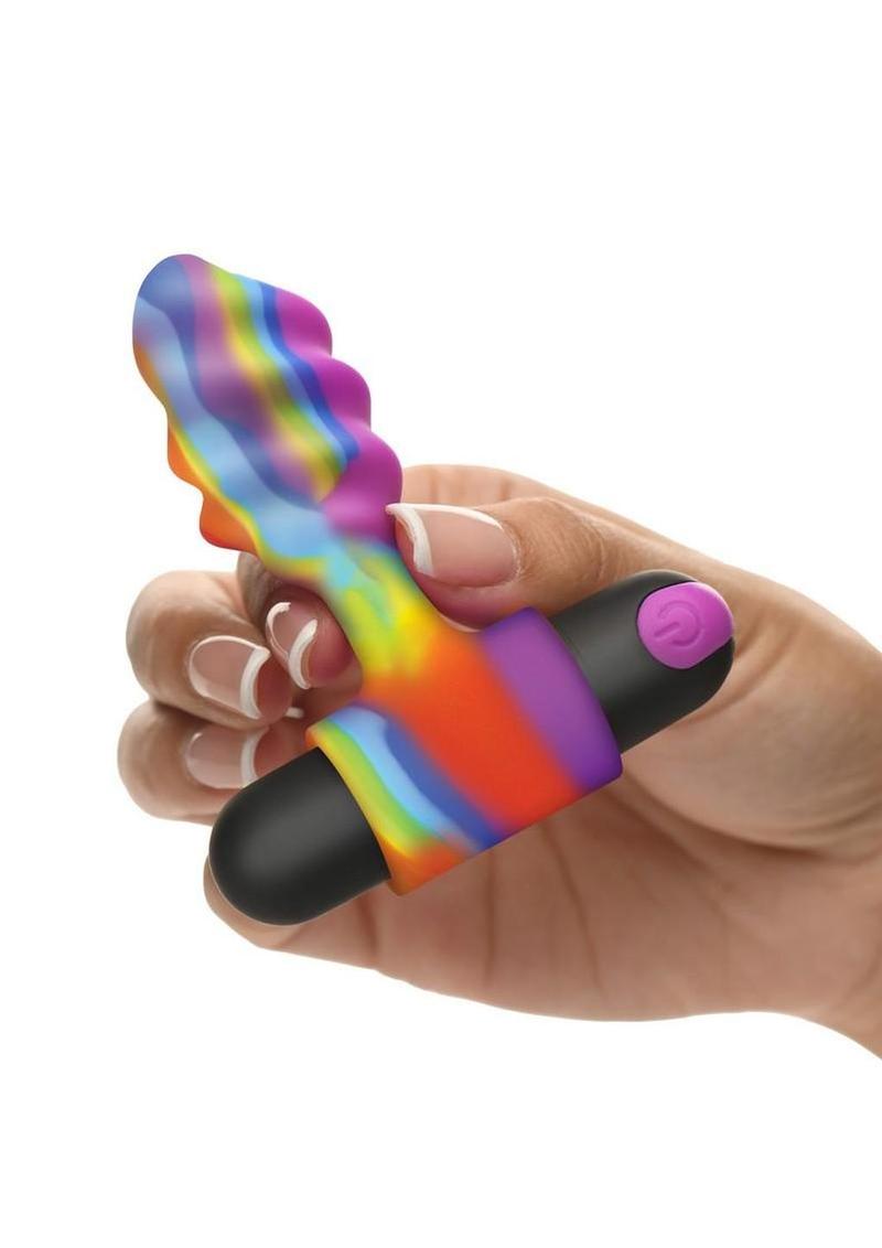 Bang Vibrating Rainbow Plug Silicone Rechargeable