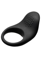 Bang! Vibrating Silicone Cock Ring - Black