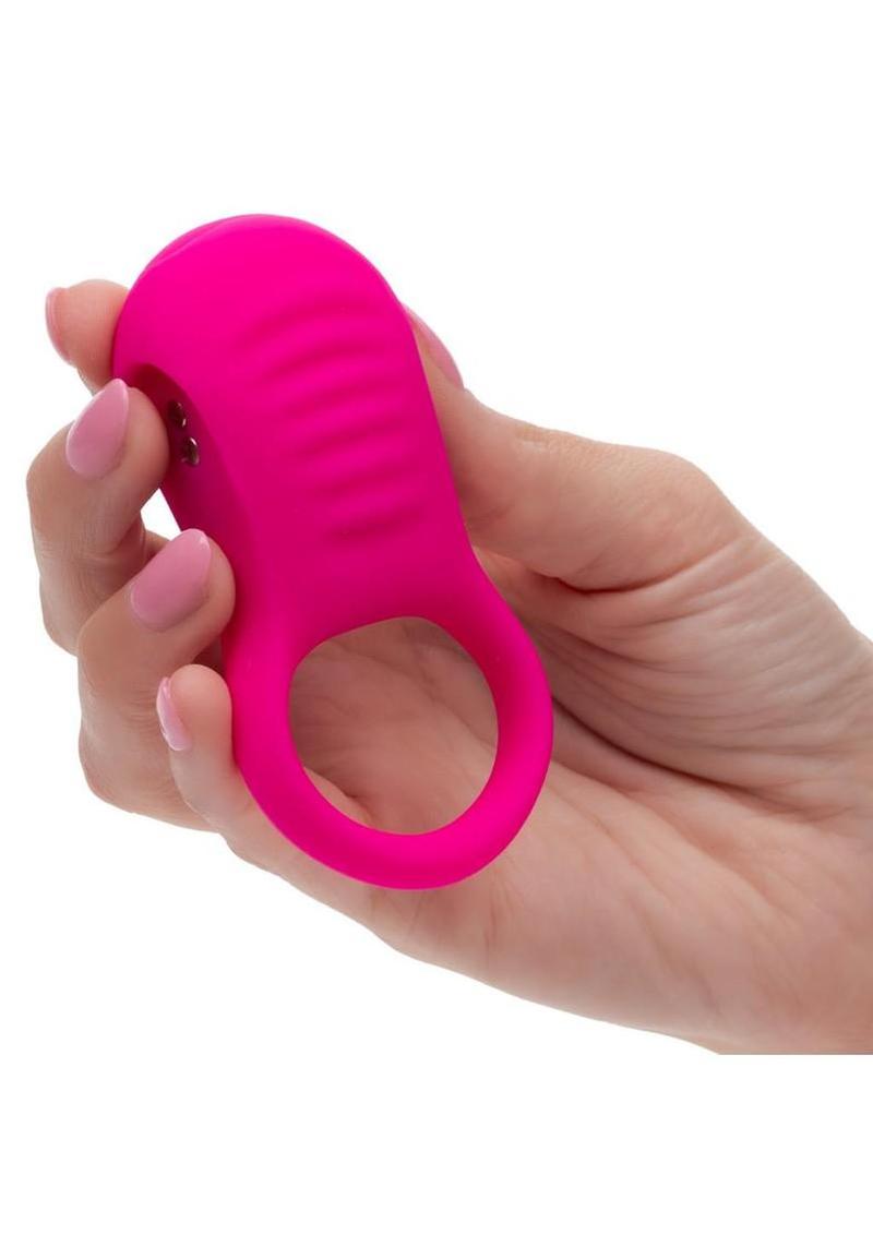 Basic Essentials Rechargeable Ridge Rider Silicone Ring