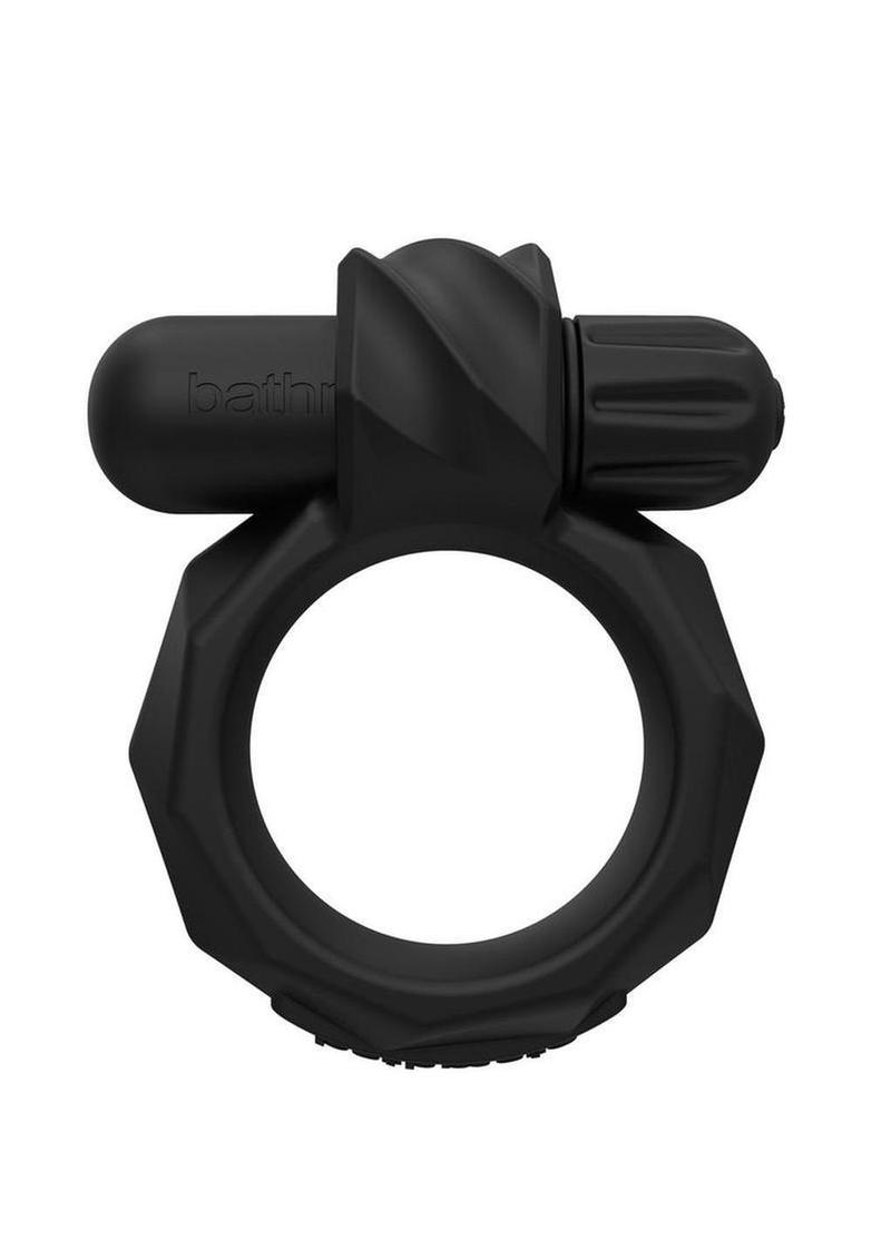 Bathmate Maximus Vibe 45 Rechargeable Silicone Cock Ring - Black