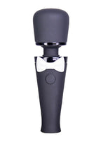 Black Tie Affair Bowtie Silicone Rechargeable Wand - Black/White