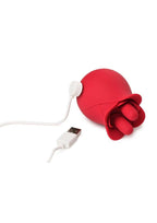 Bloomgasm The Rose Fondle 10x Silicone Rechargeable Massaging Rose Clitoral Stimulator