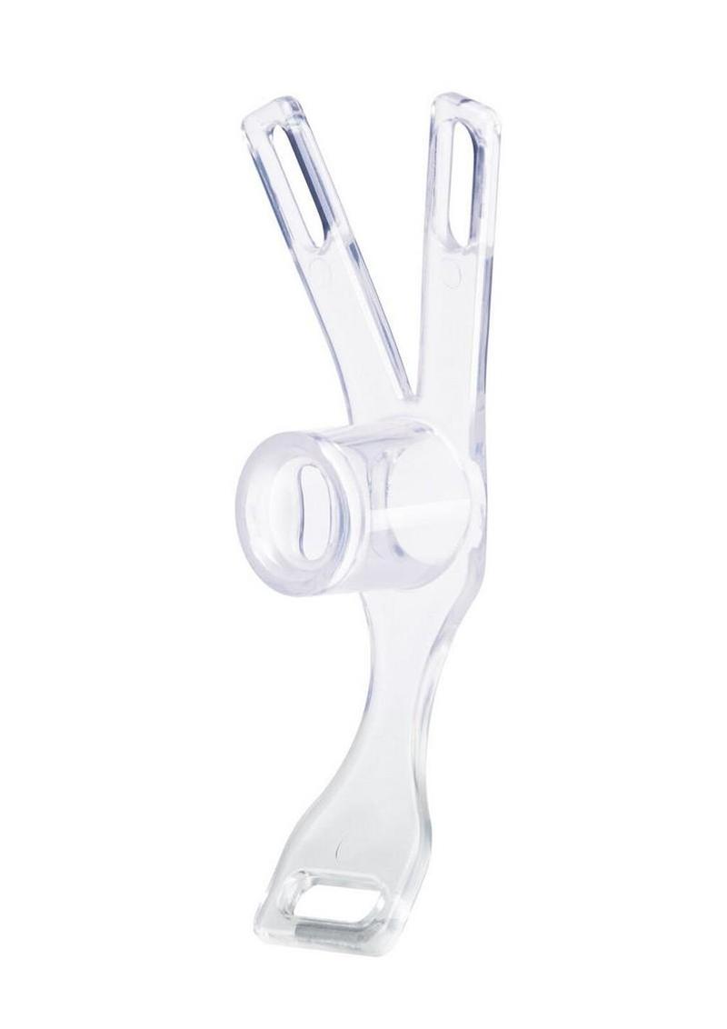 Blueline Piss-Thru Flying V Male to Female Inversion Feminizer Transformation Device - Clear