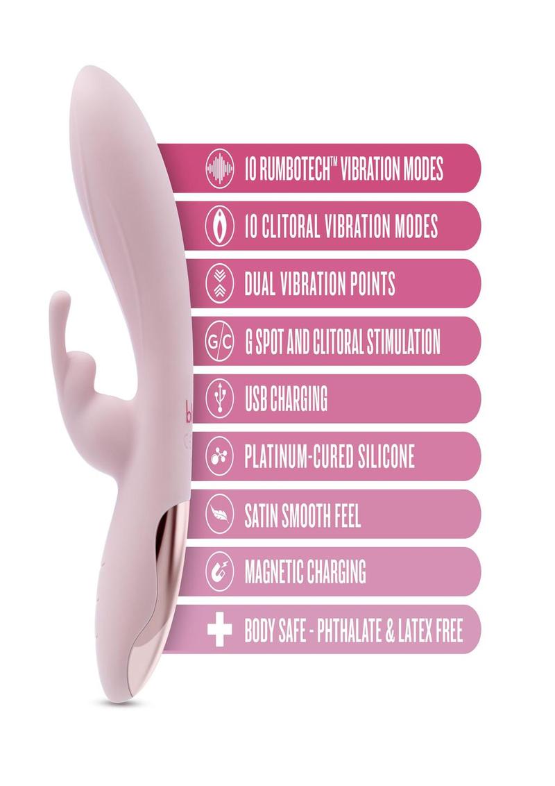 Blush Collection Morgan Rechargeable Silicone Rabbit Vibrator