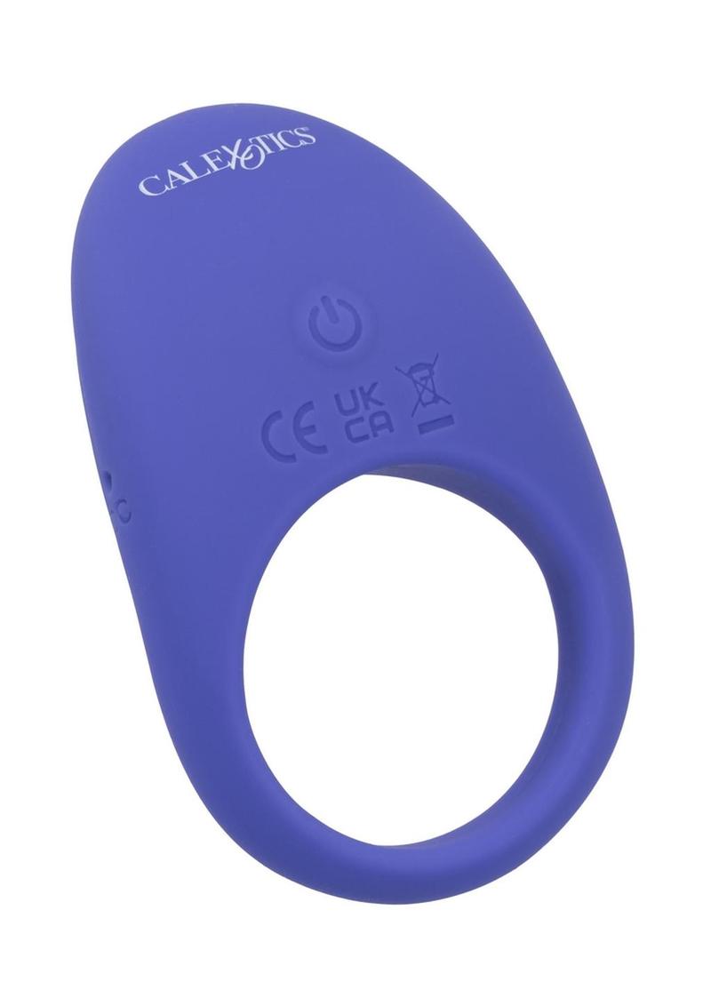 Calexotics Connect Couples Ring Rechargeable Silicone App Compatible Ring with Remote