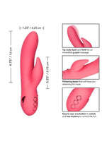 California Dreaming San Francisco Sweetheart Silicone USB Rechargeable Multifunction Vibrator Waterproof