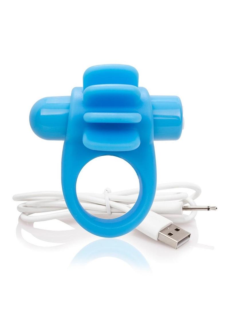 Charged Skooch Rechargeable Vibrating Silicone Ring Waterproof