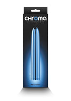 Chroma Classic Rechargeable Vibrator - Blue - 7in