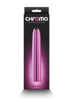 Chroma Classic Rechargeable Vibrator - Pink - 7in