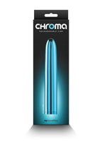 Chroma Classic Rechargeable Vibrator - Teal - 7in