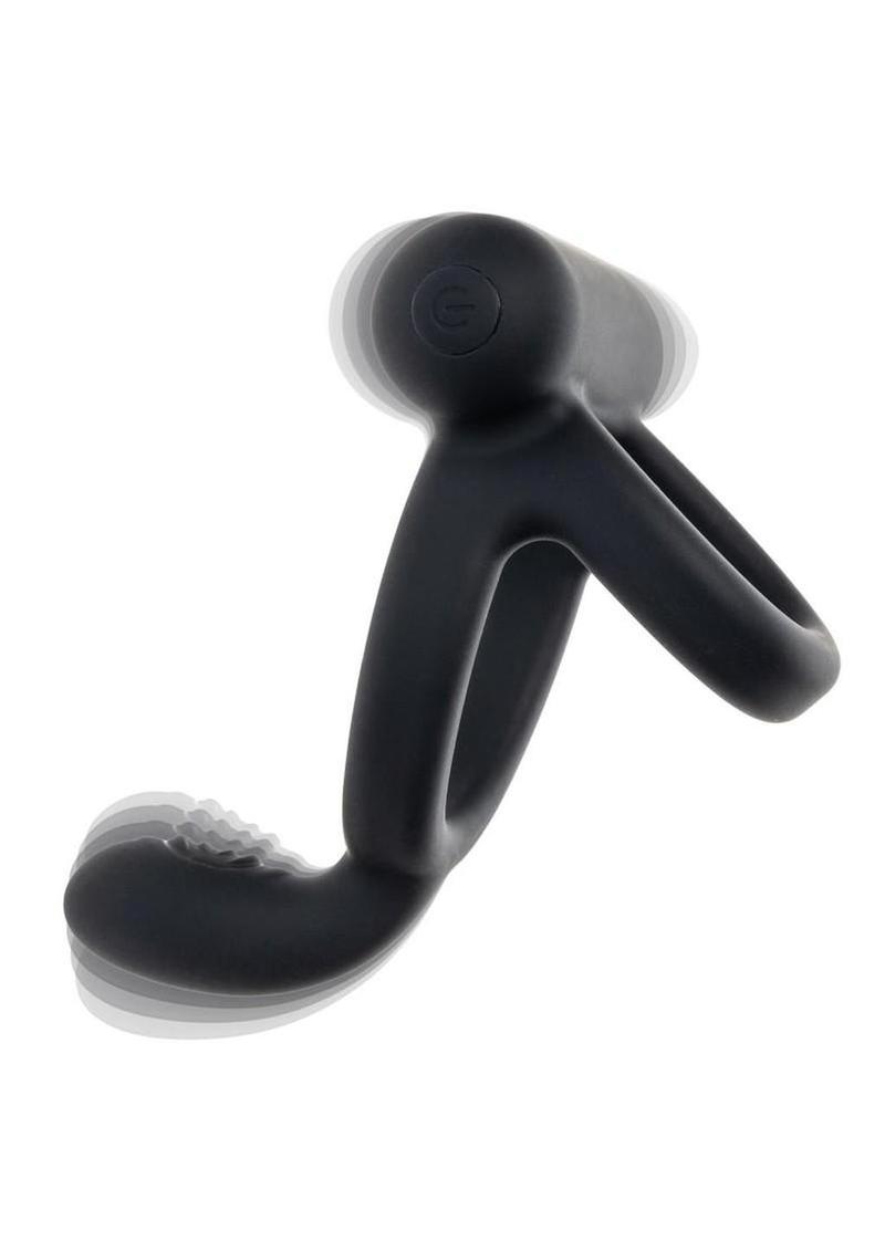 Closer Intimate Rechargeable Silicone Dual Ring Caress