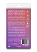 Colours Ribbed Rechargeable Silicone Vibrating Insertable with Remote Control