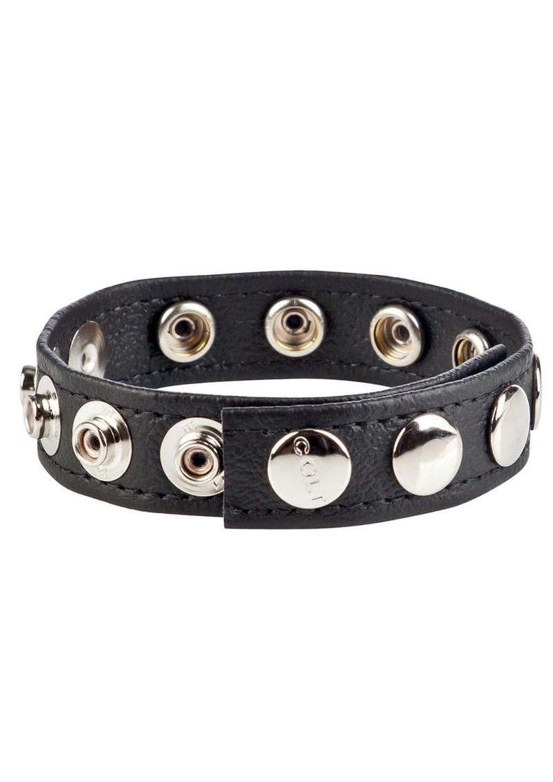 Colt Leather C/B Strap Adjustable 8 Snap Ring