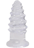 Crystal Jellies Anal Twist - Clear - 5in