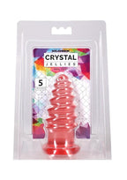 Crystal Jellies Anal Twist - Pink - 5in