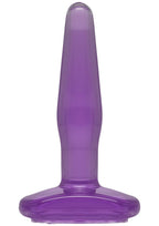 Crystal Jellies - Small Butt Plug - Purple - Small