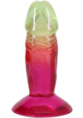 Crystal Jellies Dildo - Rainbow - 4.5in