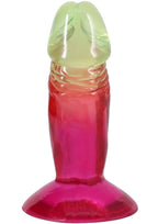 Crystal Jellies Dildo - Rainbow - 4.5in