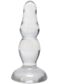 Crystal Jellies Novice Pop Plug - Clear - 4in