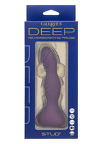 Deep Stud Rechargeable Silicone Reverberating Probe - Purple