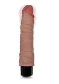 Dr. Skin Silicone Dr. Hunt Rechargeable Vibrating Dildo - Vanilla - 8.75in