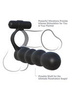 Fantasy C-Ringz Posable Partner Double Penetrator Ring with Bullet